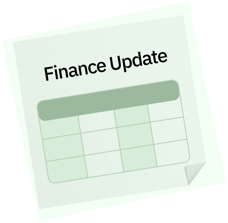 Finance Update